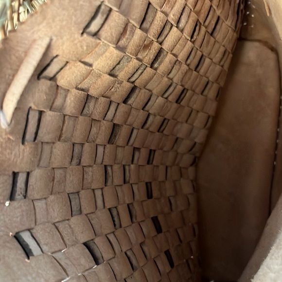 Mexican Handmade Woven Leather Bag - Picture 7 of 9